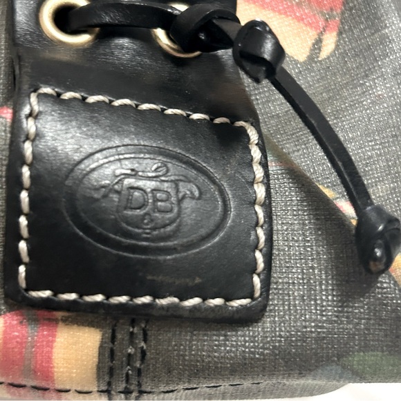 Vintage Y2K Dooney & Bourke Purse Tassels Miami Beach Satchel Boho 90’s Designer - Picture 7 of 16